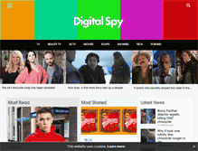 Tablet Screenshot of digitalspy.com